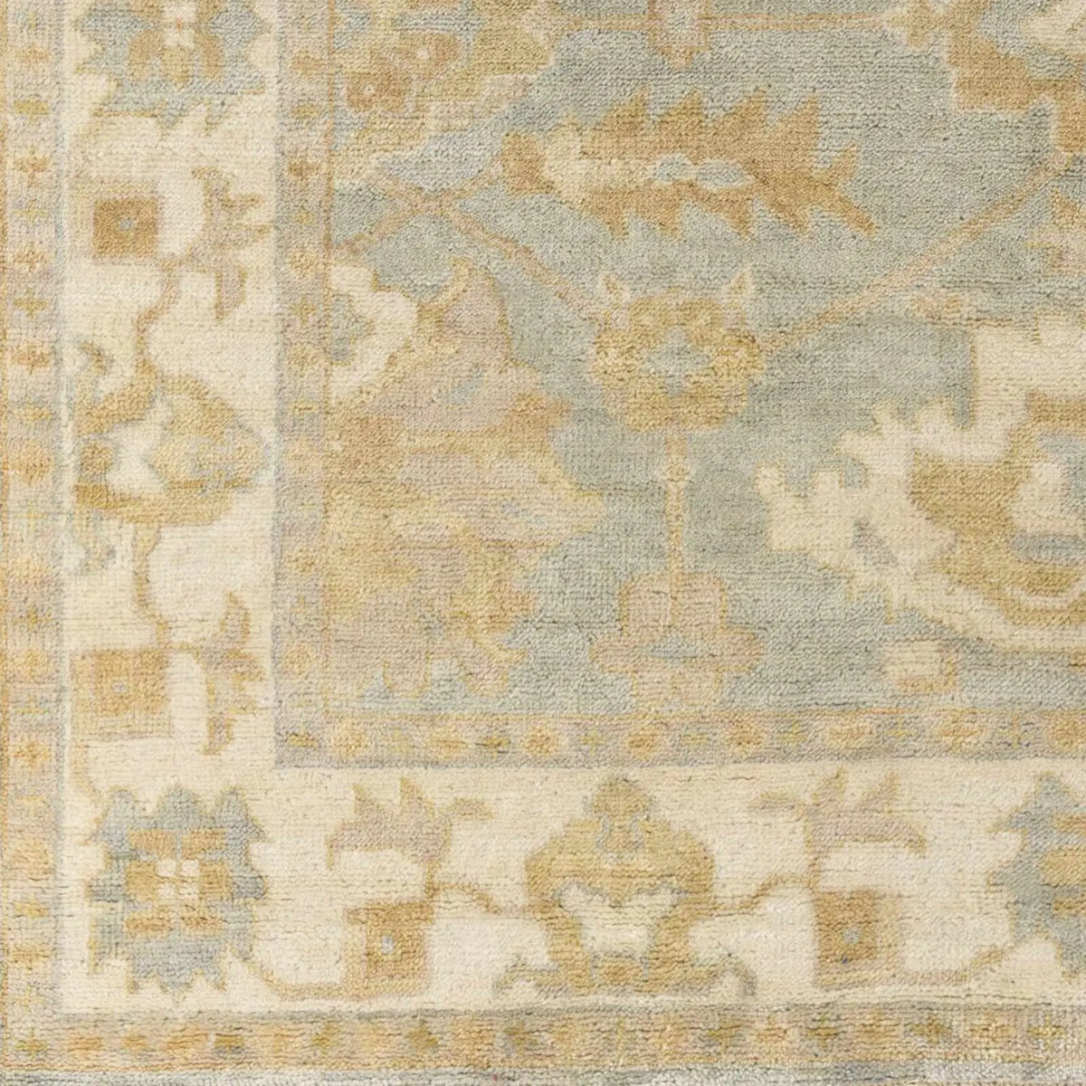 Goodyear 5x8 Mustard Premium Wool Rug - Clearance, sample swatch