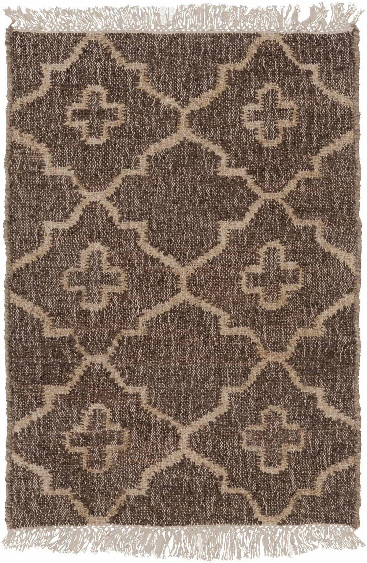 Gotebo Handcrafted Fringed Jute Carpet - Clearance, photo 6 of 7