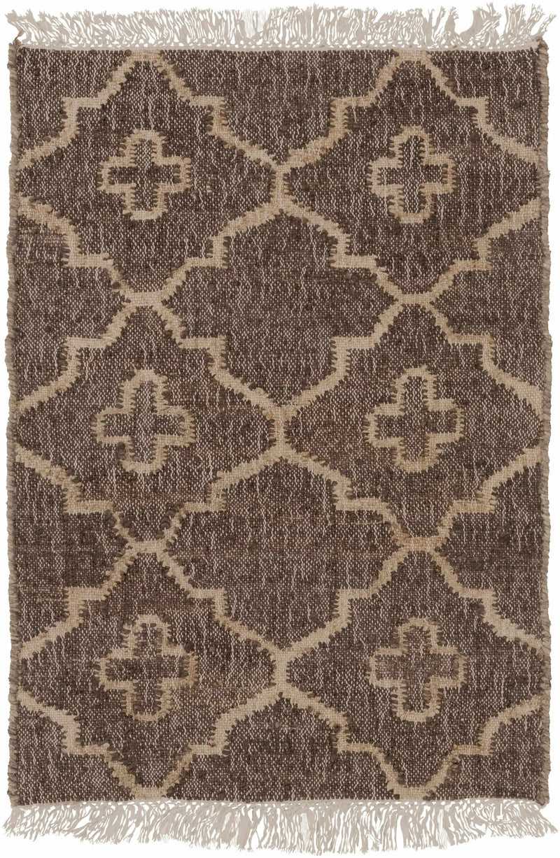 Gotebo Handcrafted Fringed Jute Carpet - Clearance by Boutique Rugs