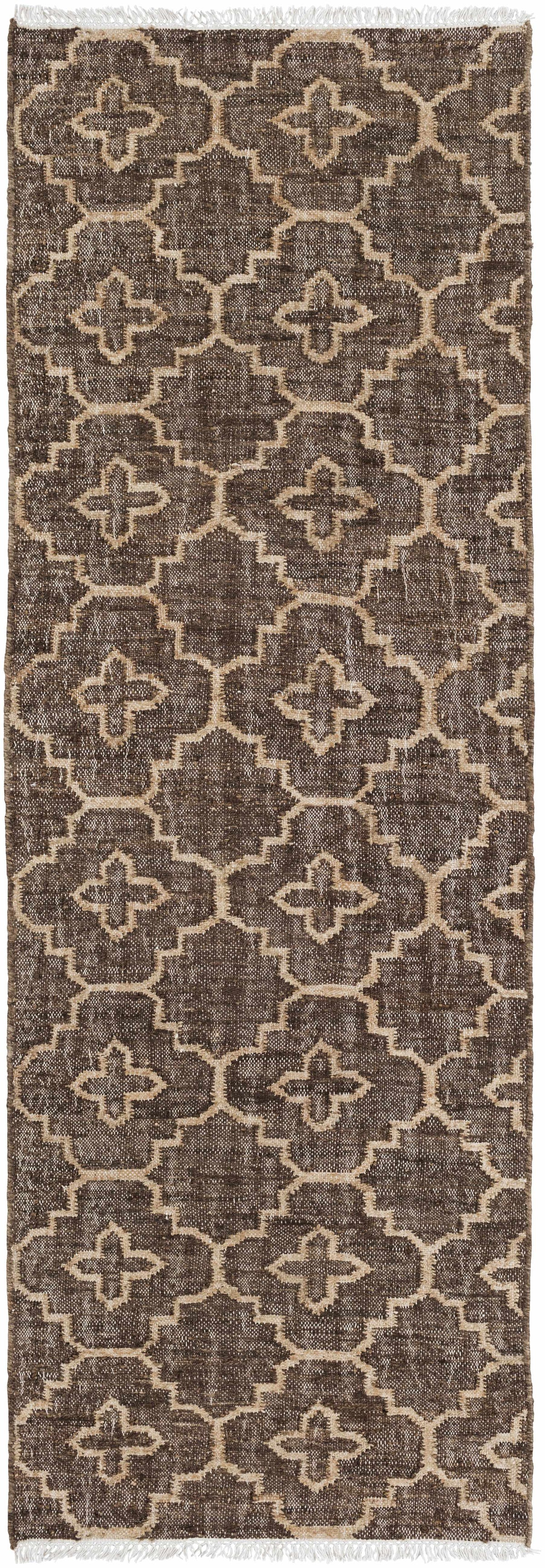 Gotebo Handcrafted Fringed Jute Carpet - Clearance, photo 3 of 7