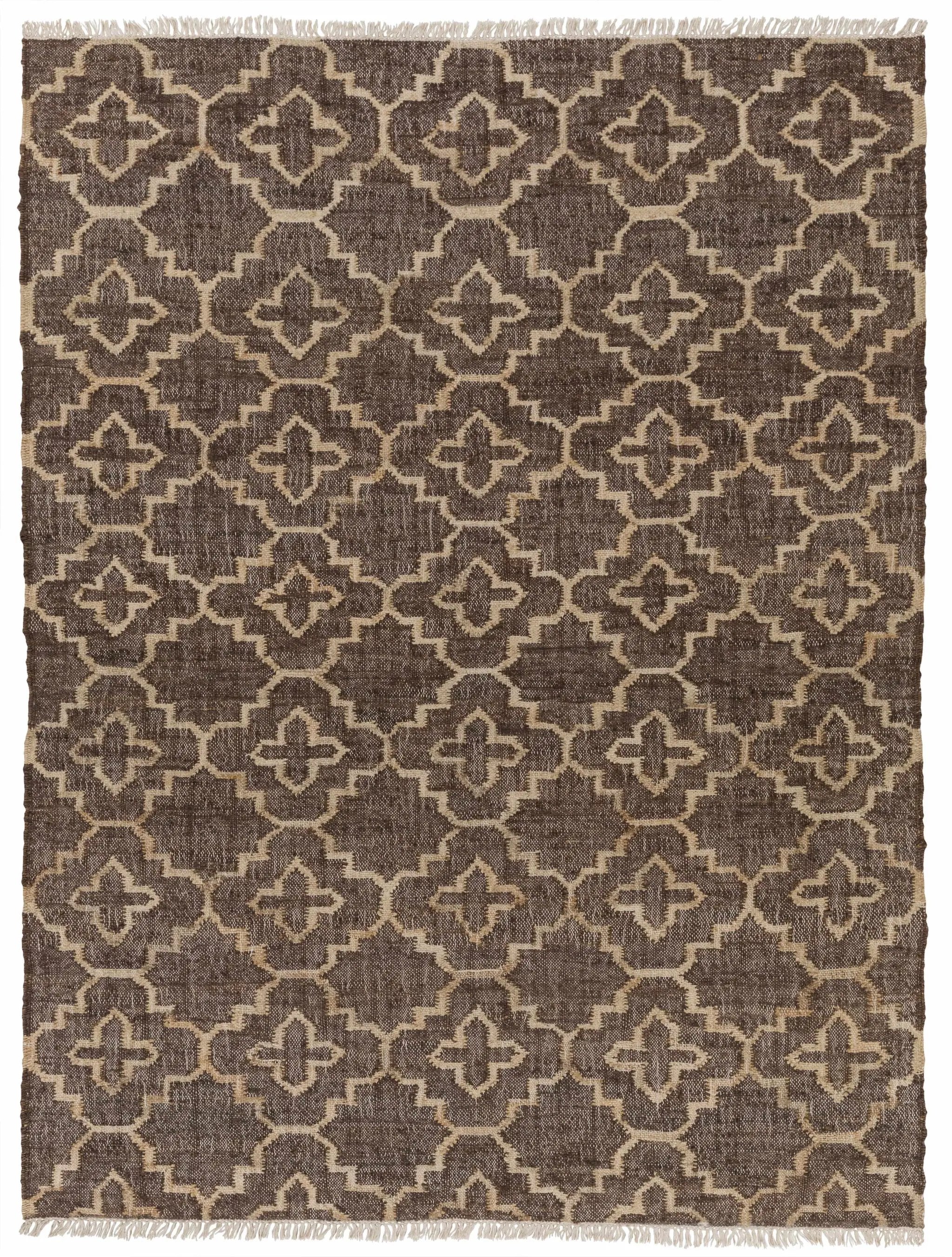 Gotebo Handcrafted Fringed Jute Carpet - Clearance by Boutique Rugs