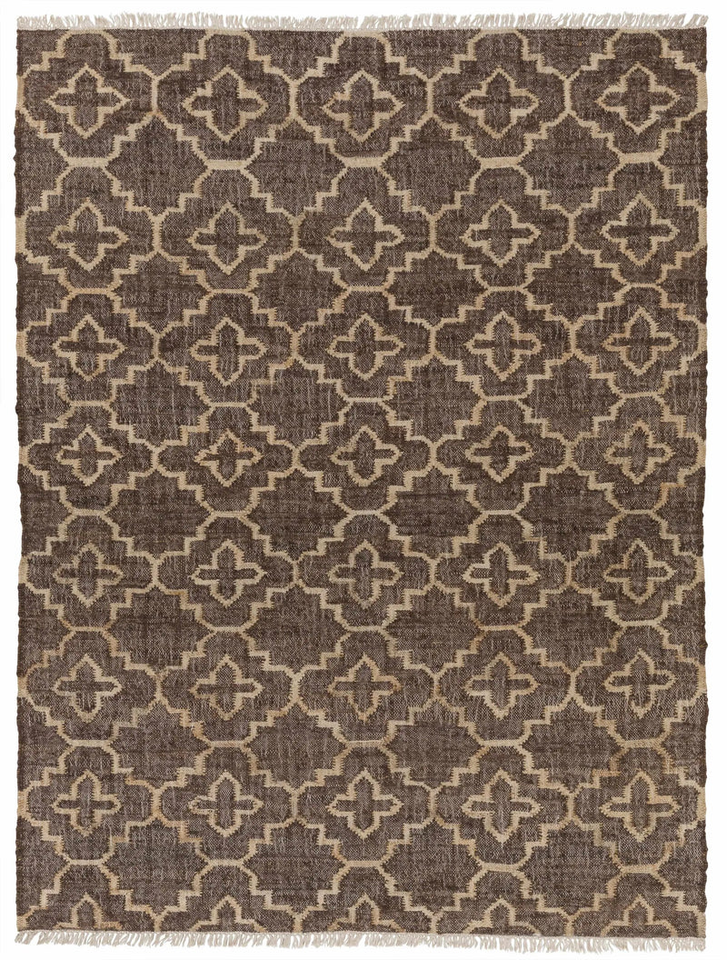Gotebo Handcrafted Fringed Jute Carpet - Clearance by Boutique Rugs