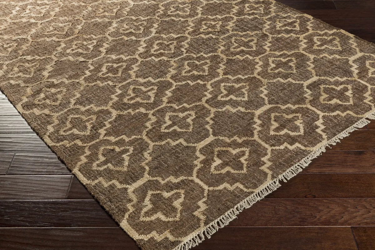 Gotebo Handcrafted Fringed Jute Carpet - Clearance, photo 2 of 7