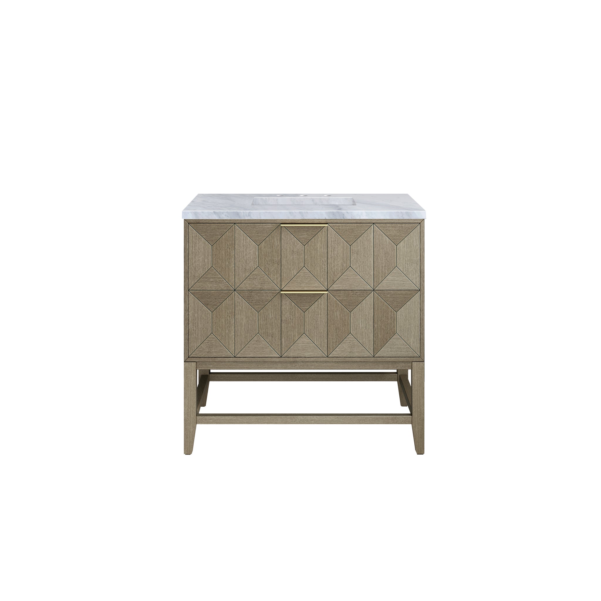 James Martin Emmeline 36" Single Bathroom Vanity, Pebble Oak, view 36