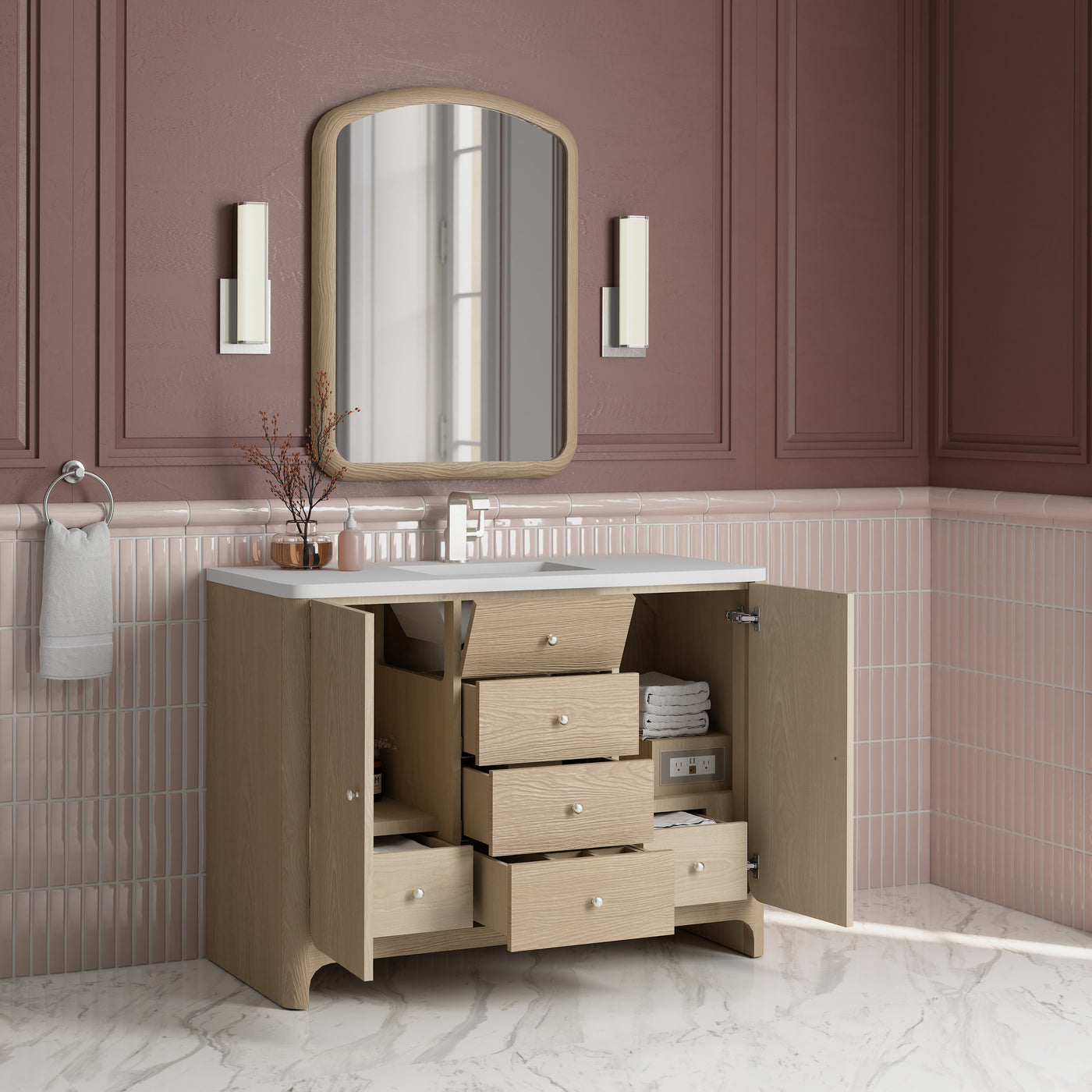 James Martin Gracyn 48" Single Bathroom Vanity, Coastal Driftwood, view 22