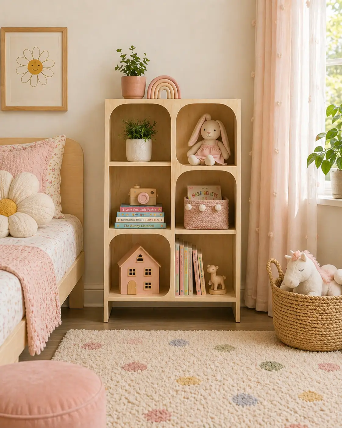GRACE- Modern Toy Shelf by Bush Acres