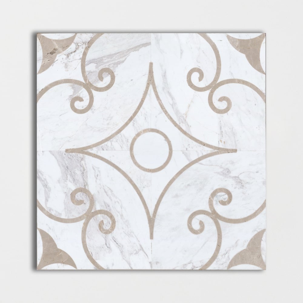 Gracia Aria Polished Marble Decorative 24x24 Marble Polished 24x24 Decorative