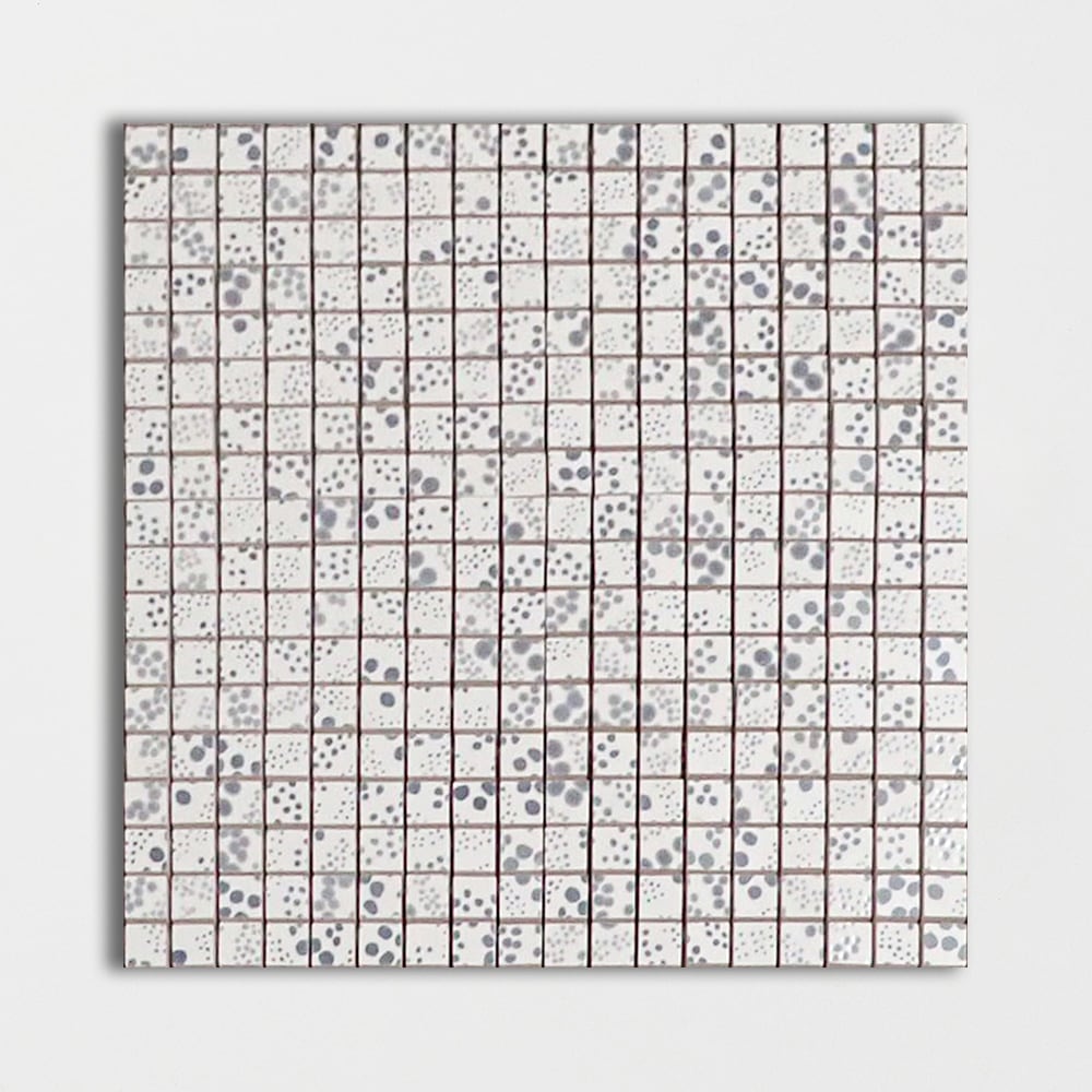 Grad Glossy Polca Colore Look Ceramic Mosaics 11 1/2x11 1/2 Ceramic Glossy 12x12 Mosaics