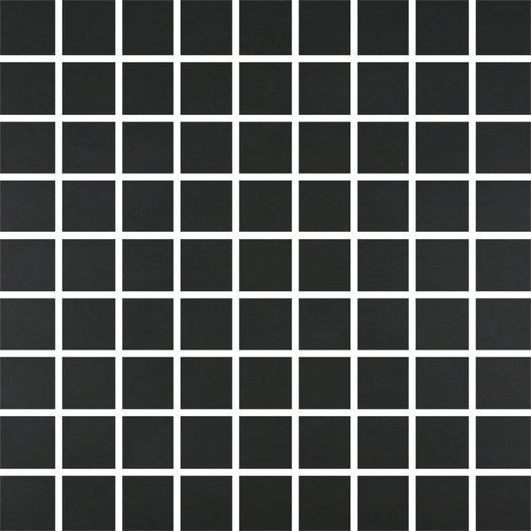 Grafito Matte 1x1 Stone Look Porcelain Mosaics 12x12