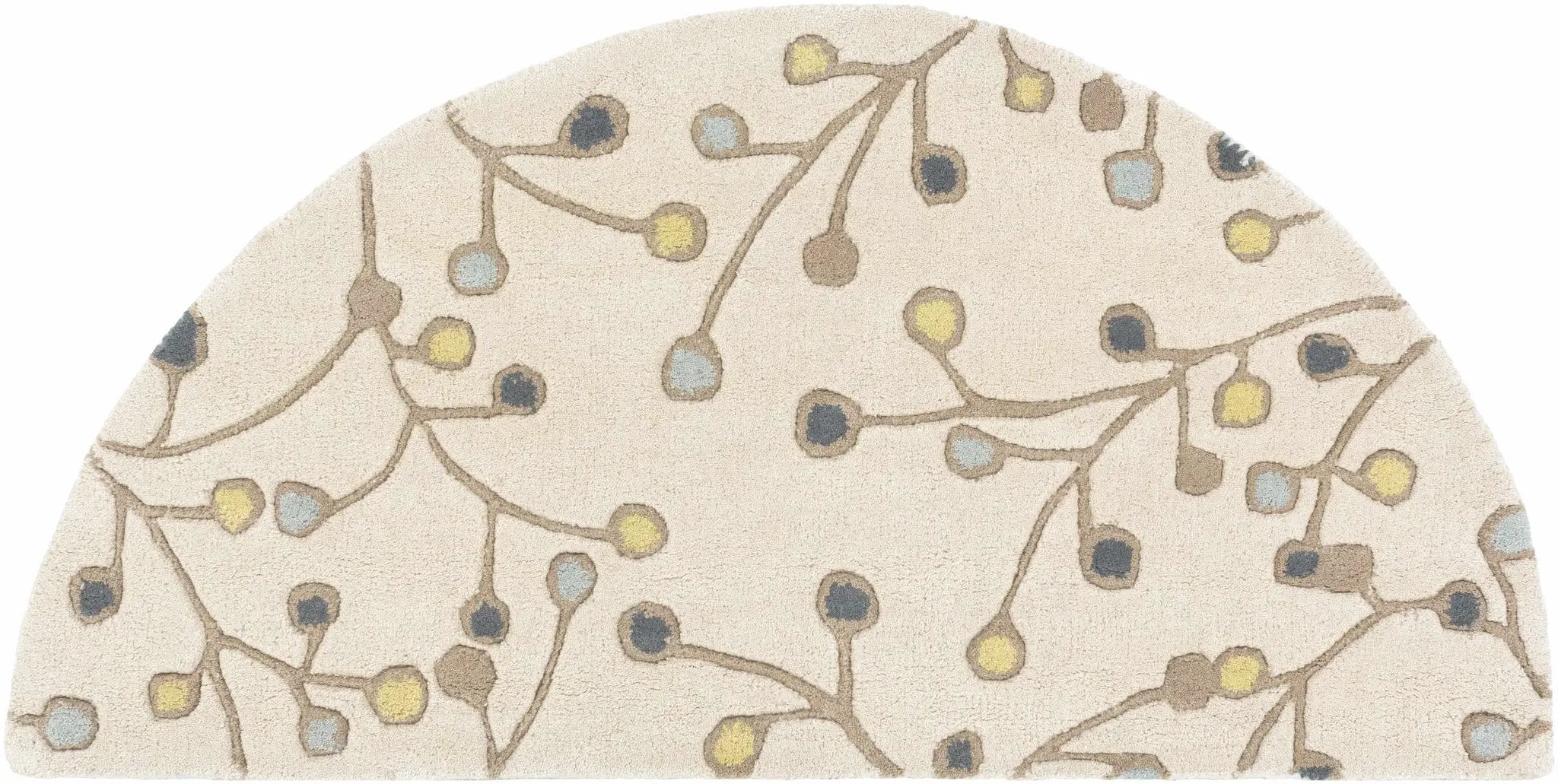 Beige Elsu Wool Rug by Boutique Rugs