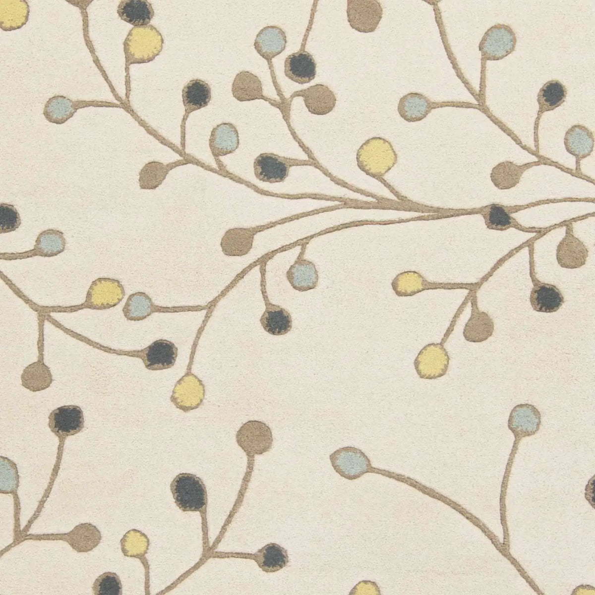 Beige Elsu Wool Rug, sample swatch