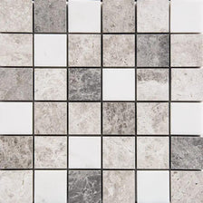 Granada Blend Polished 2x2 Marble Mosaics 12x12