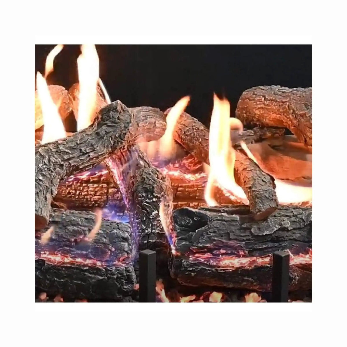 Grand Canyon Lava Front View Electronic Ignition Natural Gas Vented Burner (SAK18456) by SAKSBY WHOLESALE