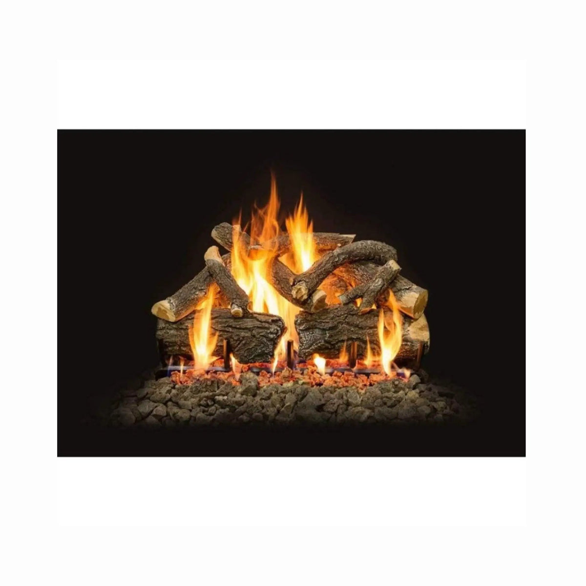 Grand Canyon Lava Front View Variable Electronic Ignition Natural Gas Vented Burner (SAK92647) by SAKSBY WHOLESALE