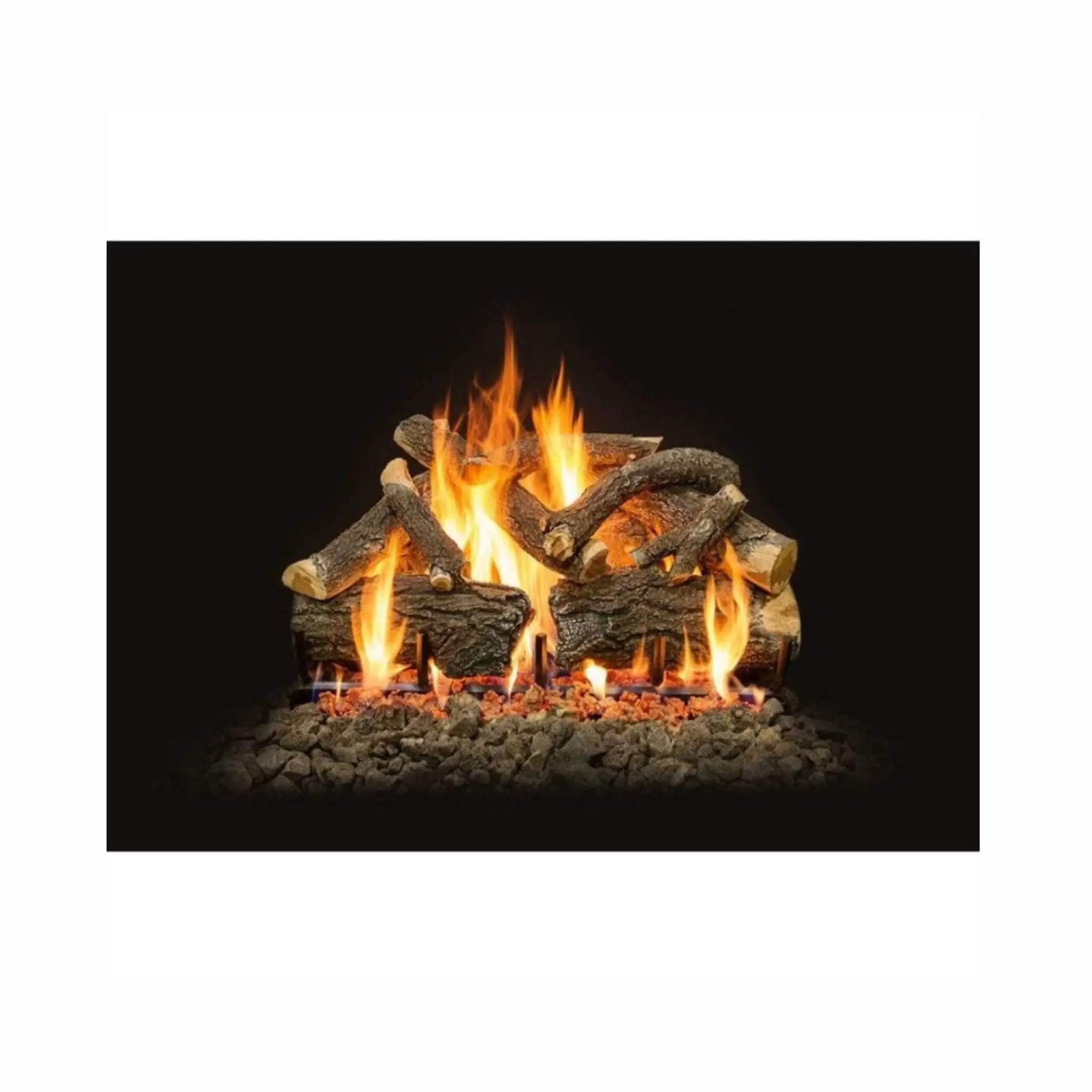 Grand Canyon Lava Front View Variable Electronic Ignition Natural Gas Vented Burner (SAK92647) by SAKSBY WHOLESALE