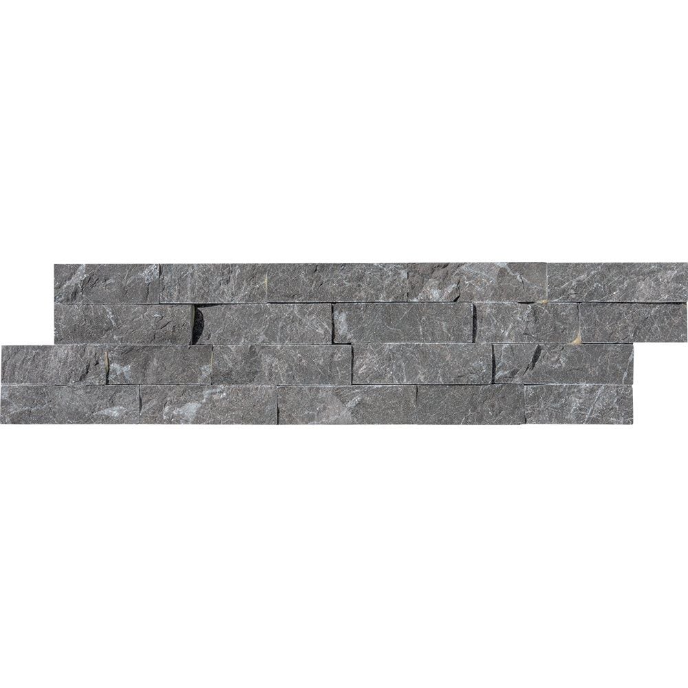 Graphite Black Rock Face Marble Ledger Panel 6x24 Marble Rock Face 6x24 Ledger Panel