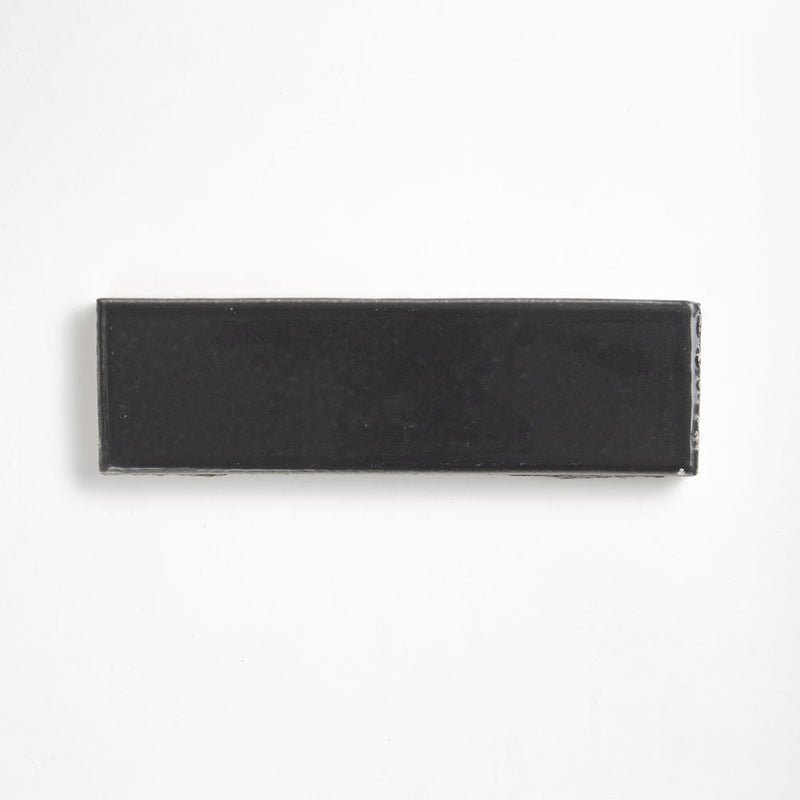Graphite Mist Glossy Ceramic Tiles 2 1/8x7 1/2 Ceramic Glossy 4x12 Tiles