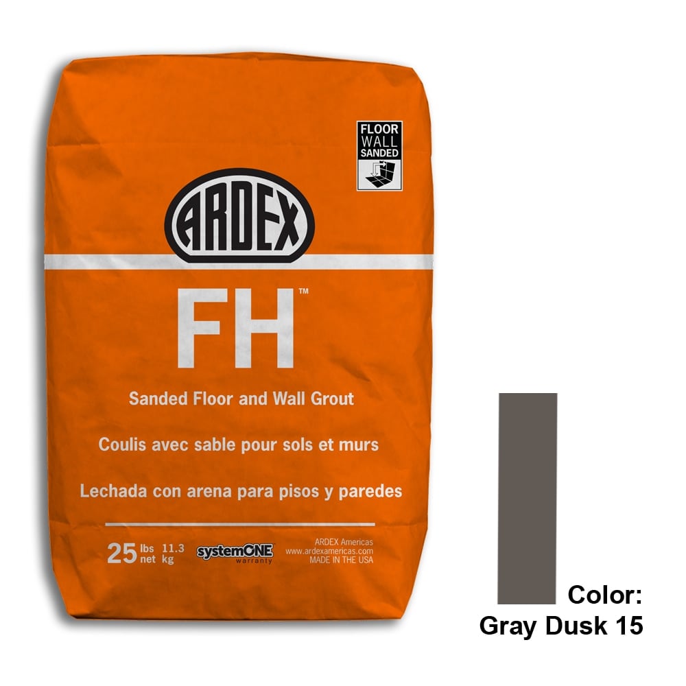 Gray Dusk Tile Setting Materials Fh Sanded Grout Various Tile Setting Materials Various Fh Sanded Grout