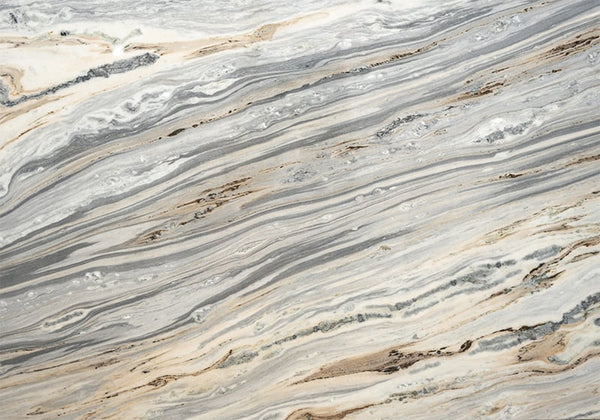 Gray Fantasy Polished Marble Slab Random