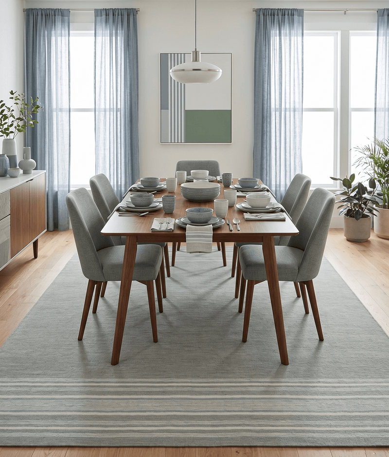 Gray Modern Style Hand Tufted Wool Area Rug by The Rug Decor