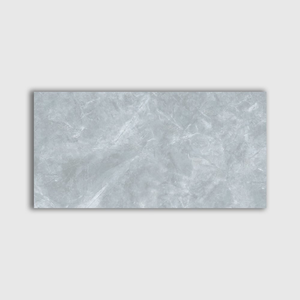 Gray Polished Marble Look Porcelain Tiles 12x24 Porcelain Polished 12x24 Tiles
