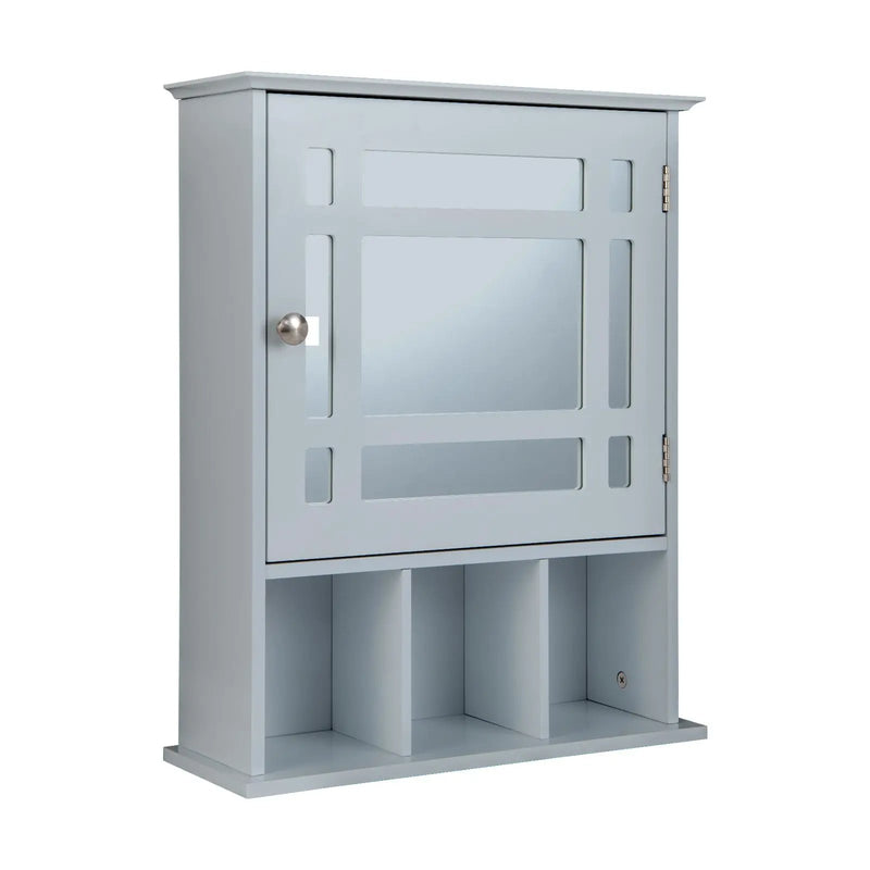Wall Mounted and Mirrored Bathroom Cabinet by DirectDeals