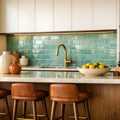 Green Backsplash