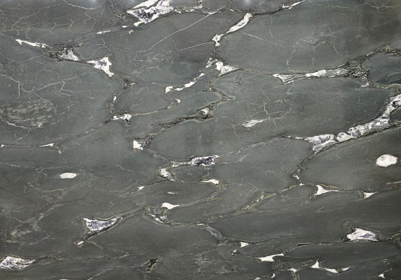Green Army Polished Marble Slab Random