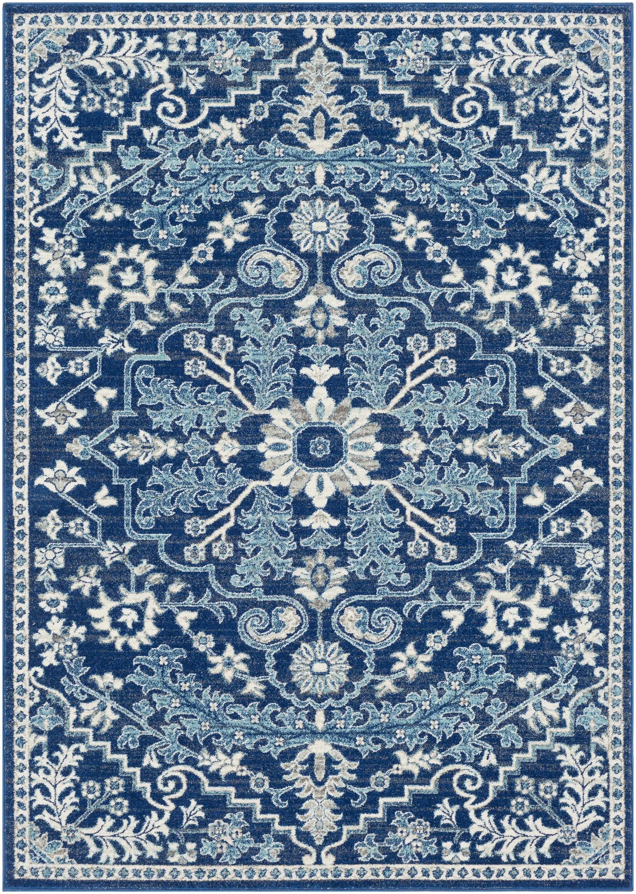 Blue Bodrum Area Rug by Boutique Rugs
