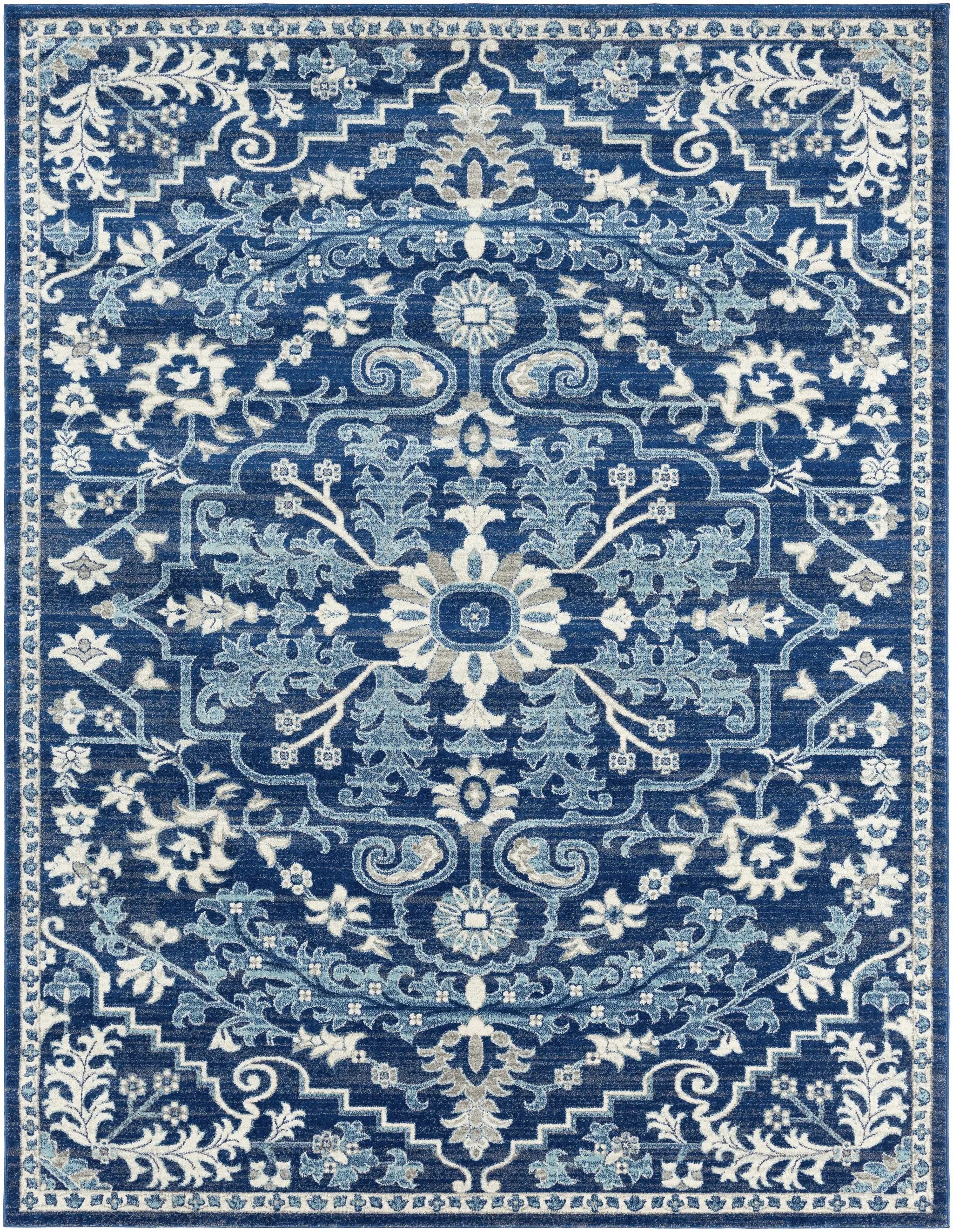 Blue Bodrum Area Rug by Boutique Rugs