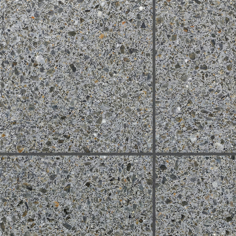 Grey Honed Terrazzo Tiles 15 3/4x15 3/4 Terrazzo Honed 18x18 Tiles