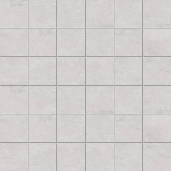 Portland Grey Mosaic A Concrete Look Porcelain Mosaics 12x12