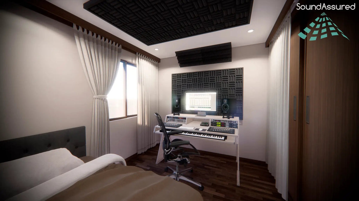 Grid Style Acoustic Foam Panels - Acoustic Foam Room Kits, photo 10 of 10