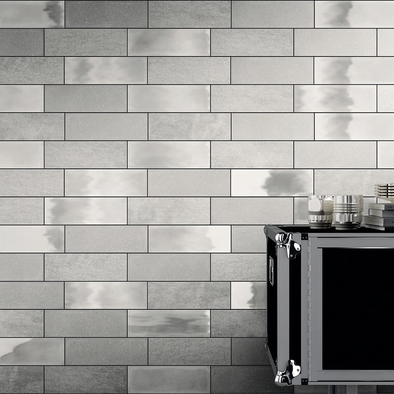 Grigio Esercito Glazed Ceramic Wall Decos 4x12 Ceramic Glazed 4x12 Wall Decos — 2