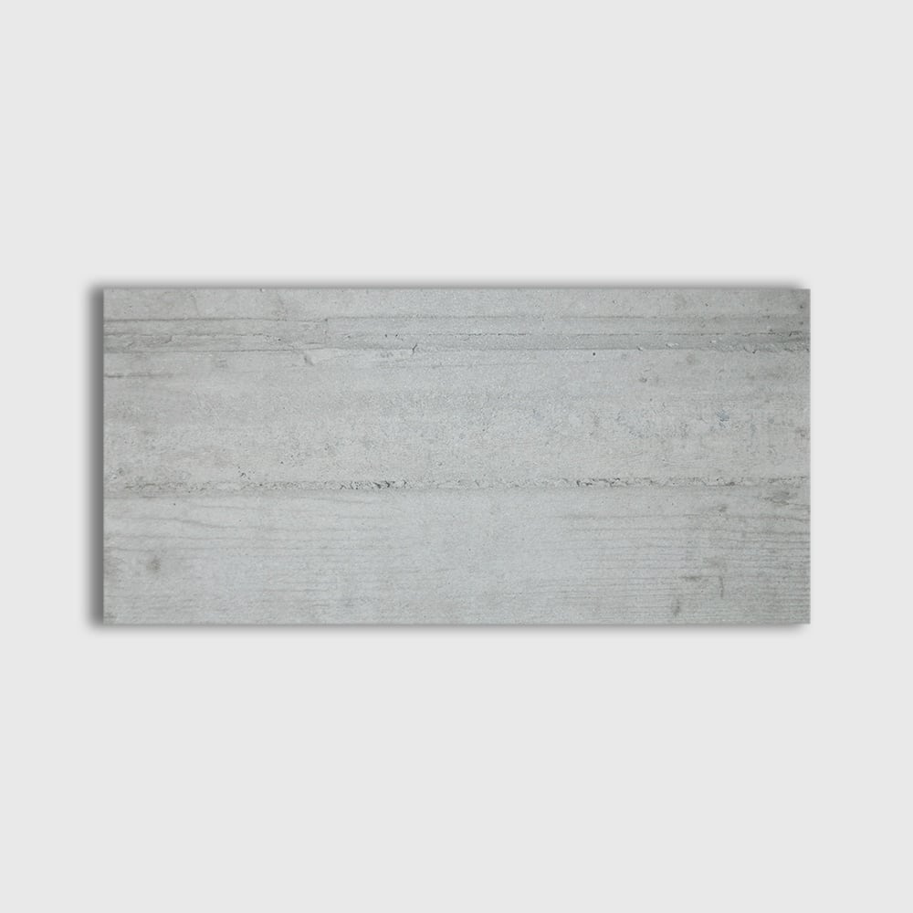 Gris Argent Glazed Wood Look Porcelain Tiles 12x24 Porcelain Glazed 12x24 Tiles