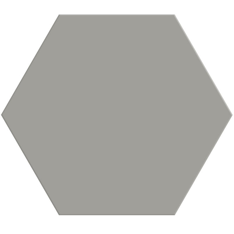 Gris Fonce Matte Hexagon Ceramic Tiles 8 1/4 Ceramic Matte 8x8 Tiles