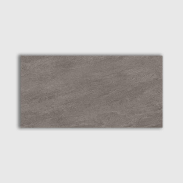 Gris Oscuro Natural Slate Look Porcelain Tiles 12x24