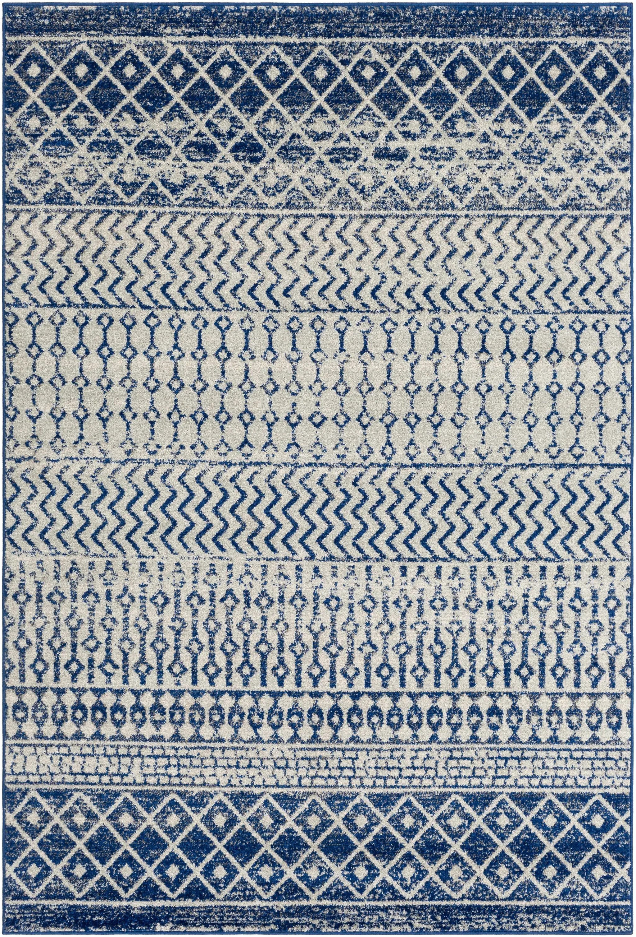 Constantin Blue Area Rug - Clearance by Boutique Rugs