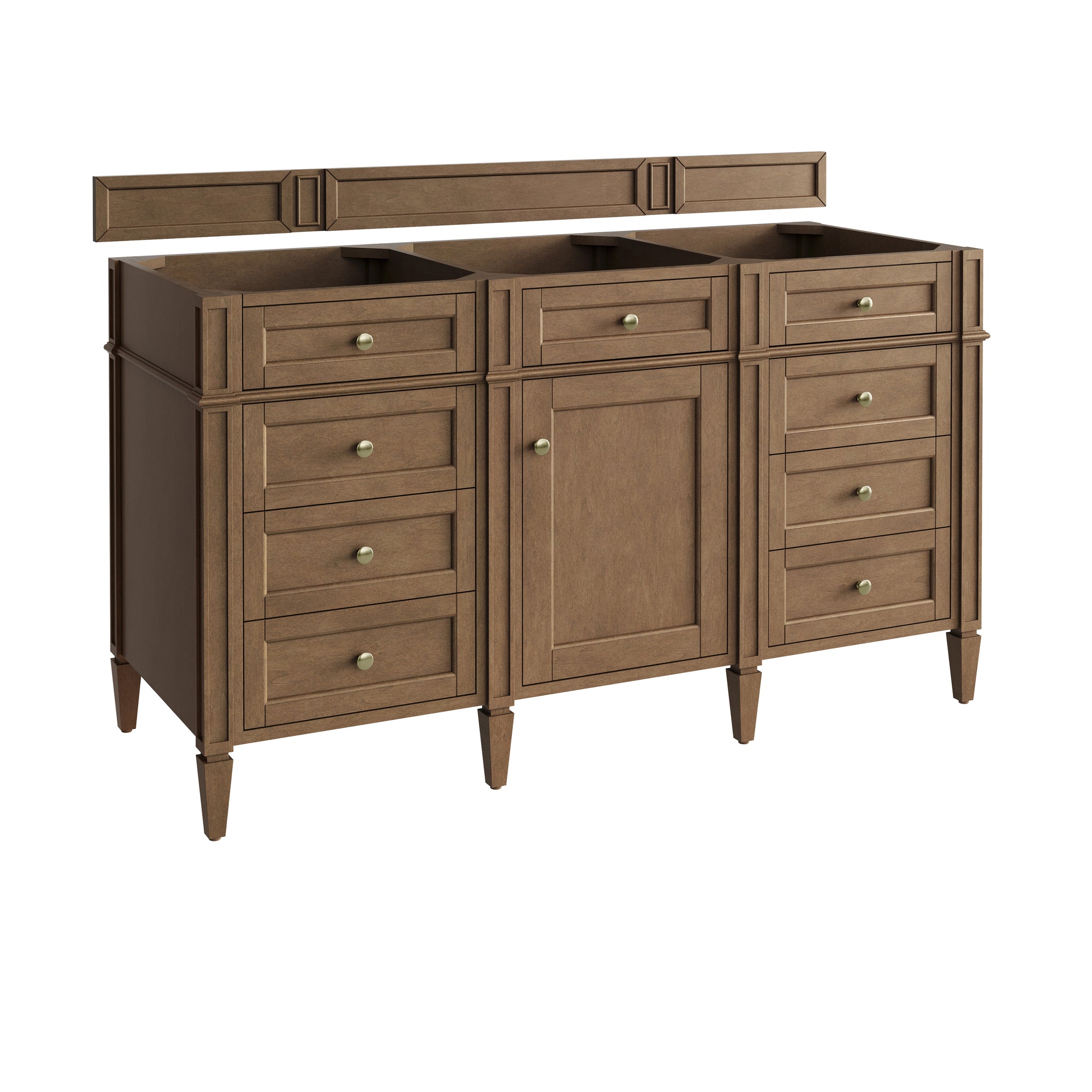 James Martin Brittany 60" Single Bathroom Vanity, Pecan, view 20