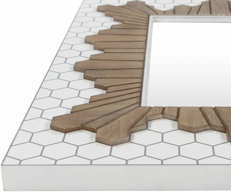 Garner Mosaic Framed Mirror by Boutique Rugs
