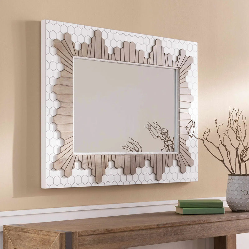 Garner Mosaic Framed Mirror by Boutique Rugs