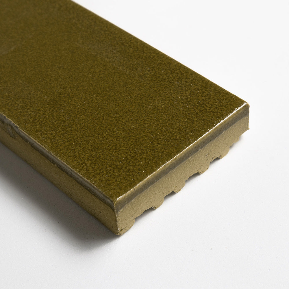 Grove Leather Subway Glazed Terracotta Tiles 2 1/4x7 9/16 Glazed Terracotta Leather 2x8 Tiles — 2