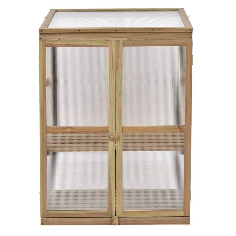 30 x 22 x 43 Inch Garden Portable Wooden Greenhouse by DirectDeals