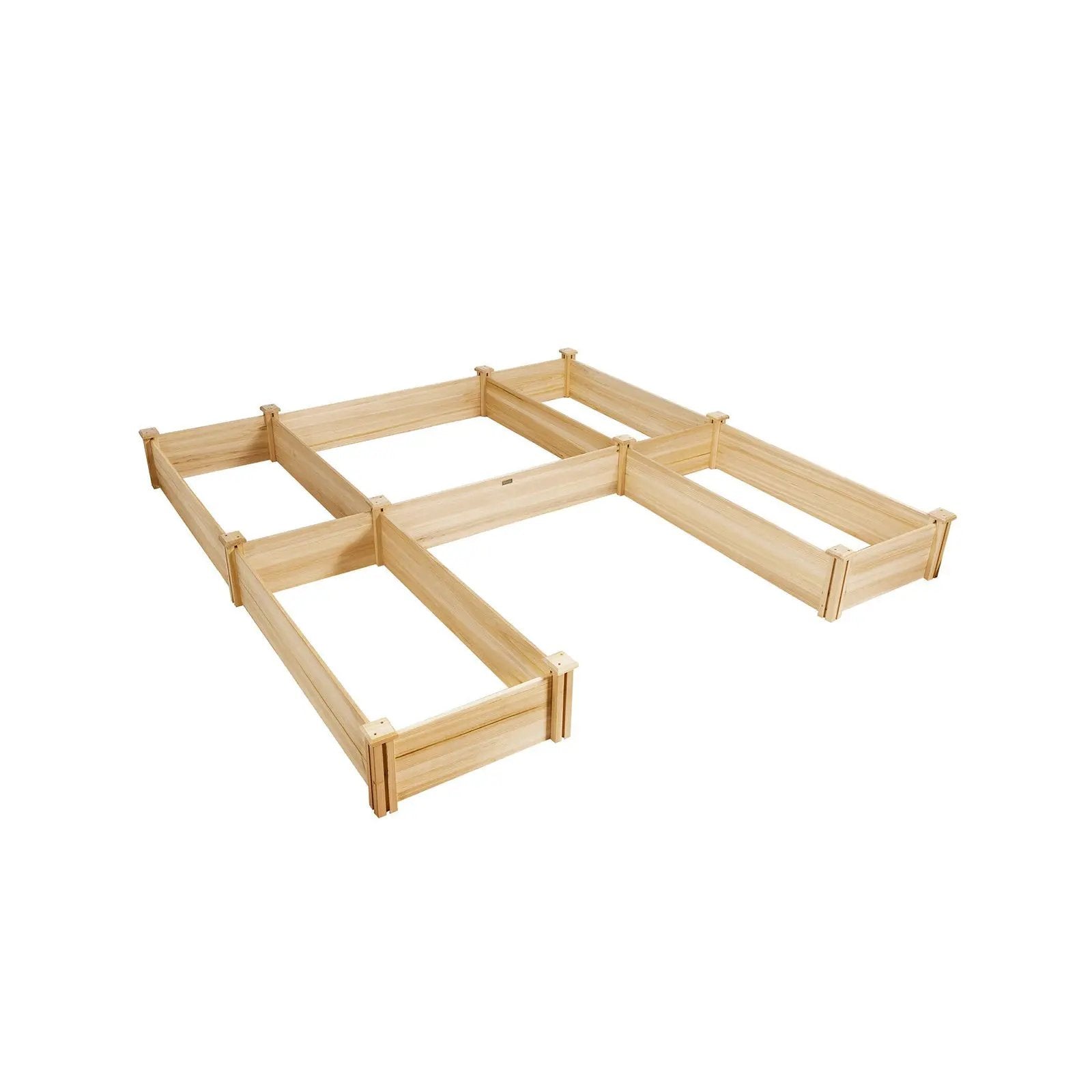 U-Shaped Wooden Garden Raised Bed for Backyard and Patio by DirectDeals