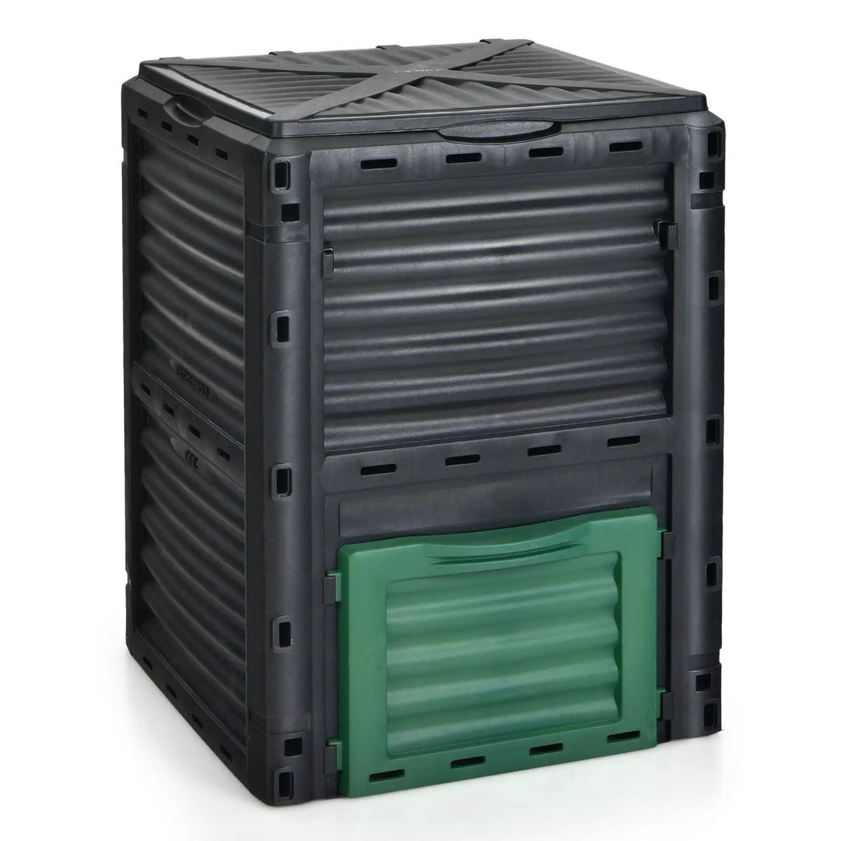 80-Gallon Outdoor Composter with Large Openable Lid and Bottom Exit Door, photo 3 of 7