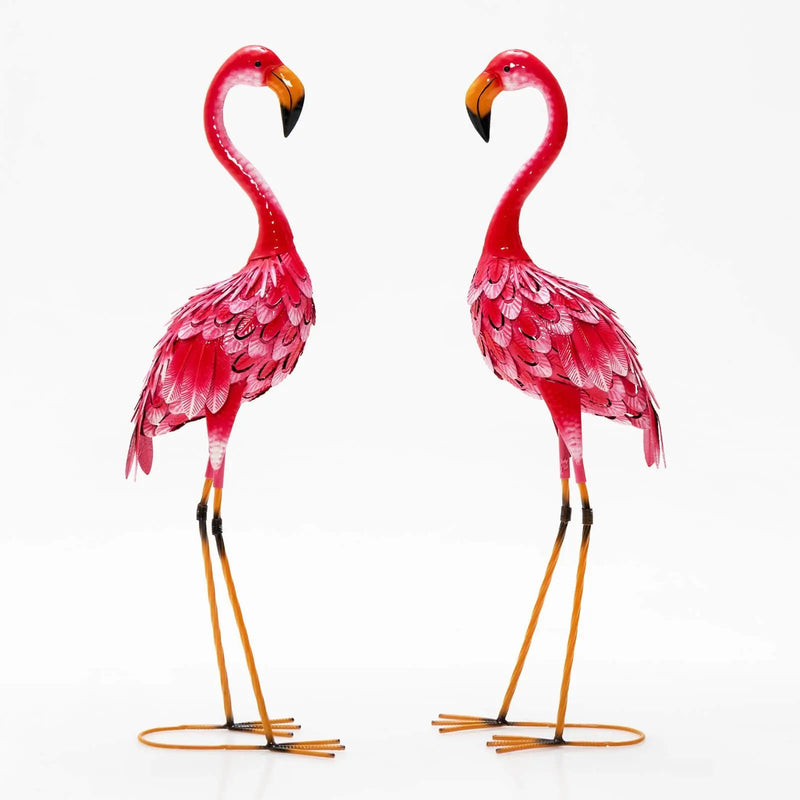 2-Piece Flamingo Garden Statue Set by DirectDeals