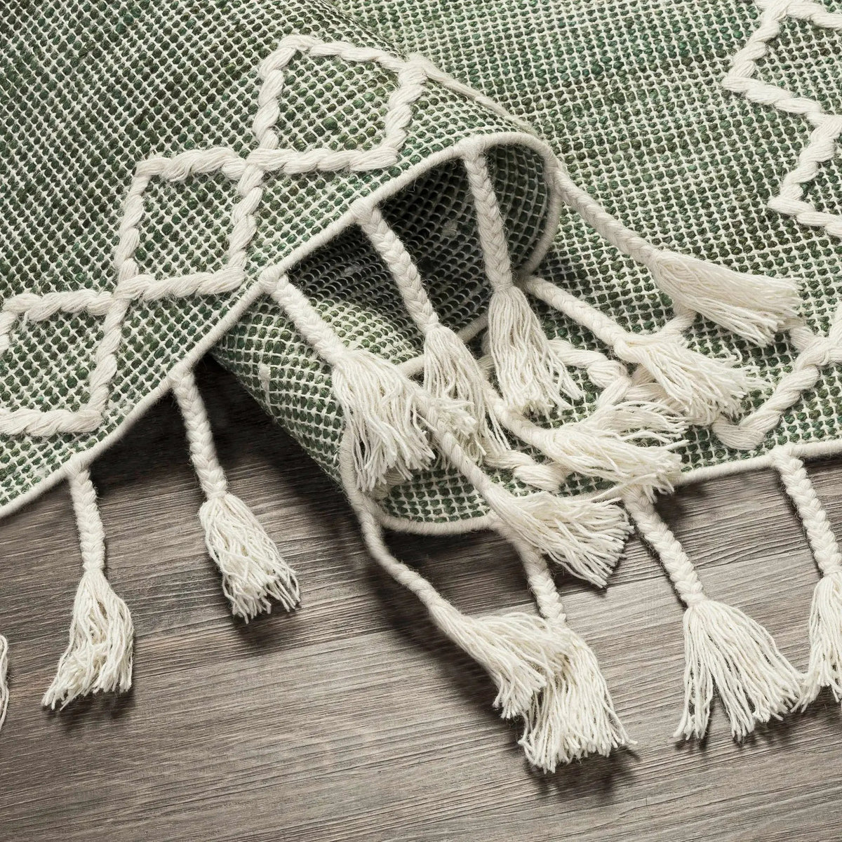 Guiuan Tasseled Jute&Wool Rug - Clearance, photo 8 of 10