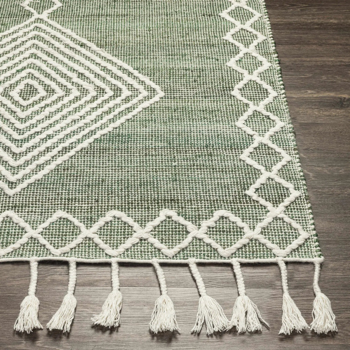 Guiuan Tasseled Jute&Wool Rug - Clearance, photo 3 of 10