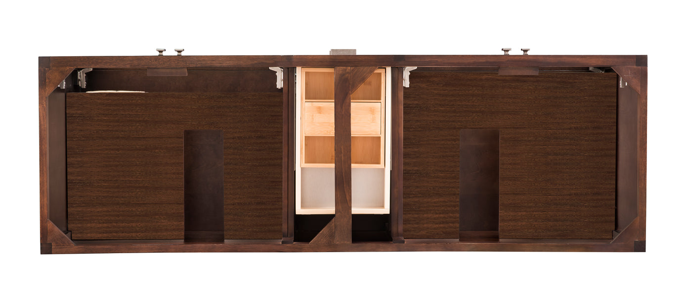 James Martin Addison 72" Double Bathroom Vanity, Mid-Century Acacia, view 14