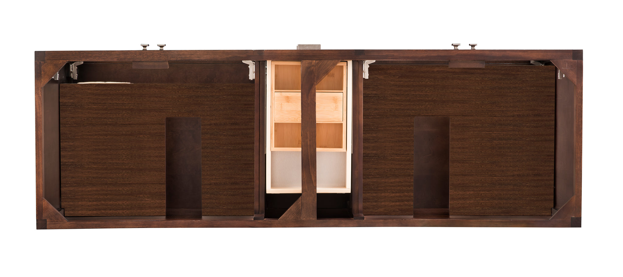 James Martin Addison 72" Double Bathroom Vanity, Mid-Century Acacia, view 14